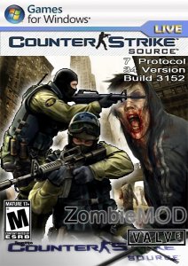 скачать игру Counter-Strike Source ZombieMod v34 Build 3152